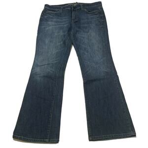 New York & Company Bootcut Jeans Size 8 Womens Blue Denim Low Rise Stretch